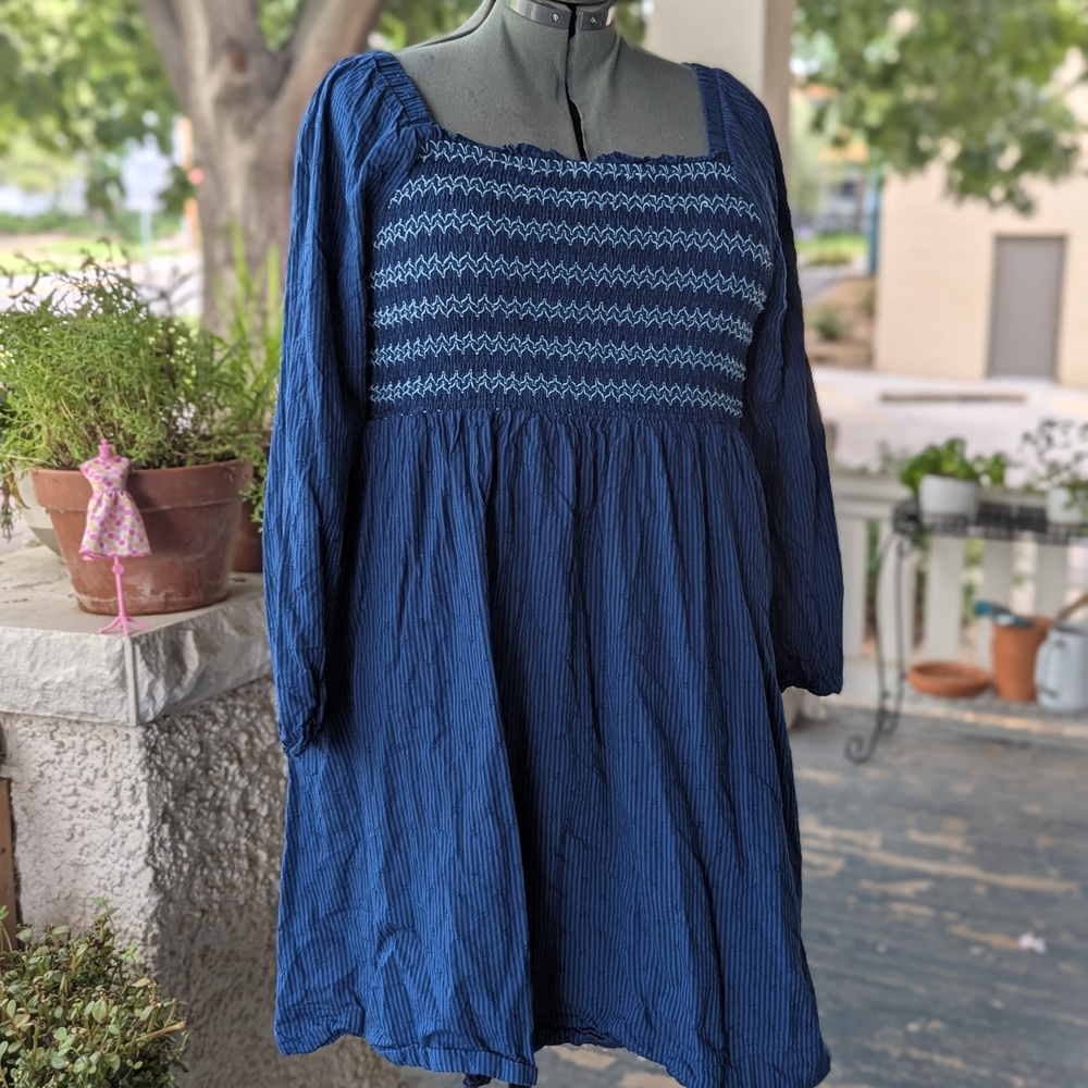 Draper James Blue Mini Dress
